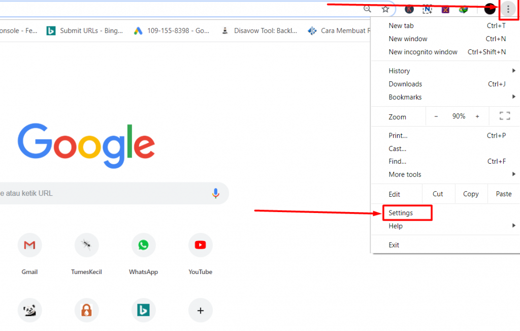 cara mempercepat browser google chrome