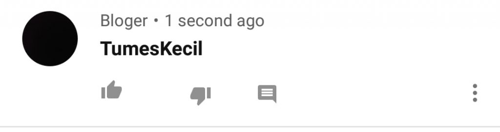 cara membuat tulisan tebal di komentar youtube