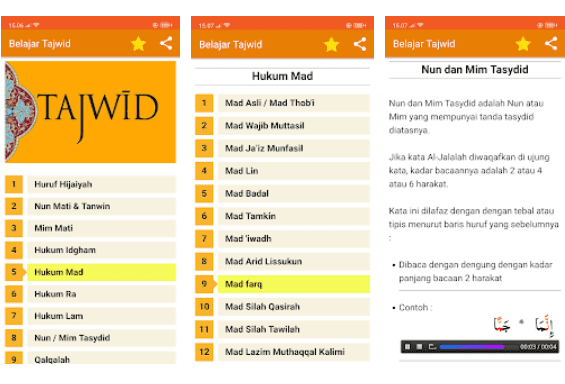 7 Aplikasi Belajar Tajwid Lengkap Terbaik di Android 1